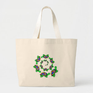 Bolsa Tote Grande Aliança da tartaruga
