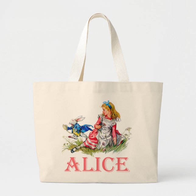 BOLSA TOTE GRANDE ALICE IN WONDERLAND (Frente)