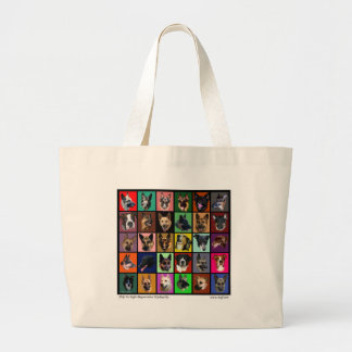 Bolsa Tote Grande Almas do arco-íris do DM