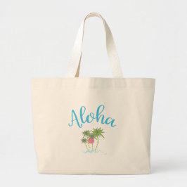 Bolsa Tote Grande Aloha Beaches Hawaiian Style Summer