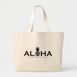 BOLSA TOTE GRANDE ALOHA PINEAPPLE HAWAII