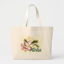 Bolsa Tote Grande Aloha Plumeria