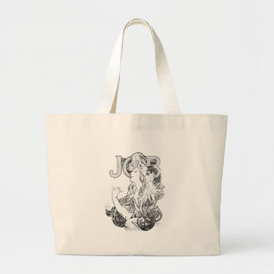 Bolsa Tote Grande Alphonse Mucha JOB ISOGS