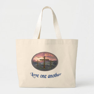 Bolsa Tote Grande Amar um ao outro