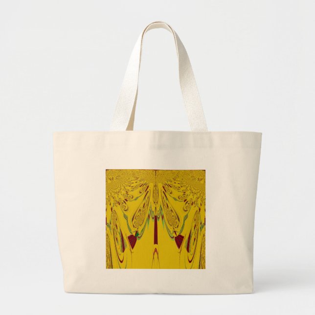Bolsa Tote Grande Amarelo (Frente)