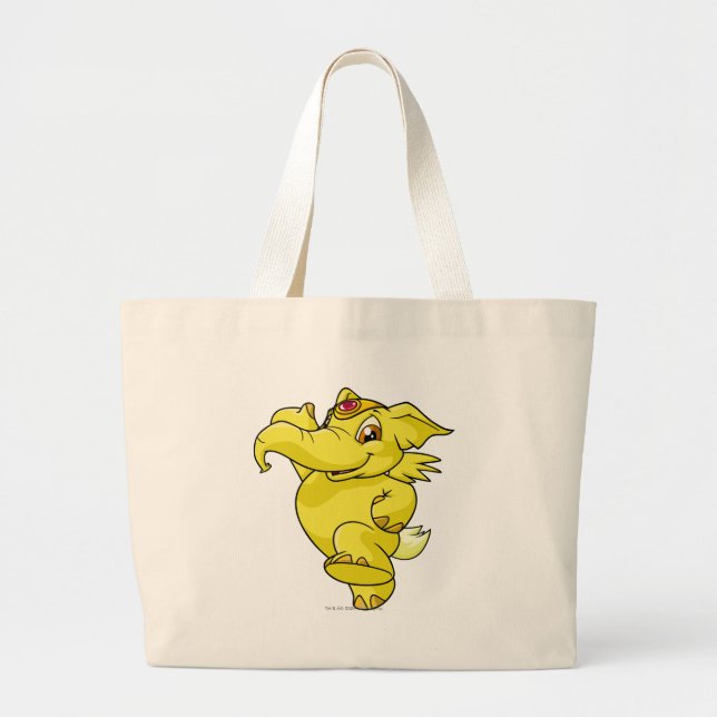 Bolsa Tote Grande Amarelo de Elephante (Frente)