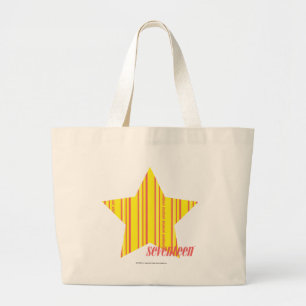 Bolsa Tote Grande Amarelo fino 4 das listras