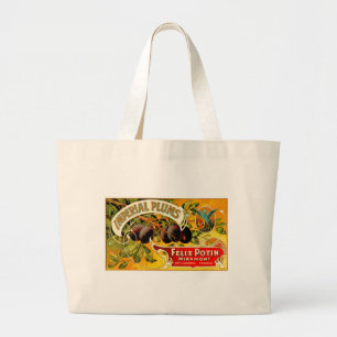 Bolsa Tote Grande Ameixas Imperiais