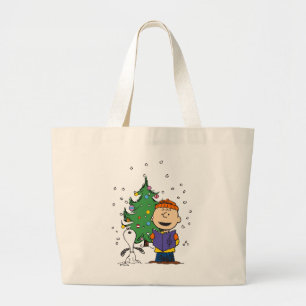 Bolsa Tote Grande Amendoins   Arrefecimento de Natal