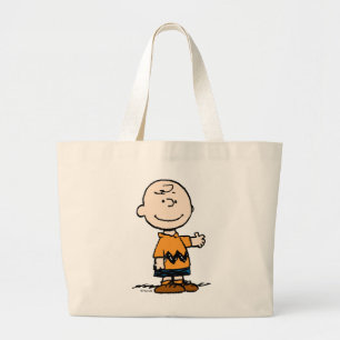 Bolsa Tote Grande Amendoins Charlie Brown