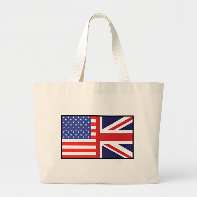 Bolsa Tote Grande América Grâ Bretanha (Frente)