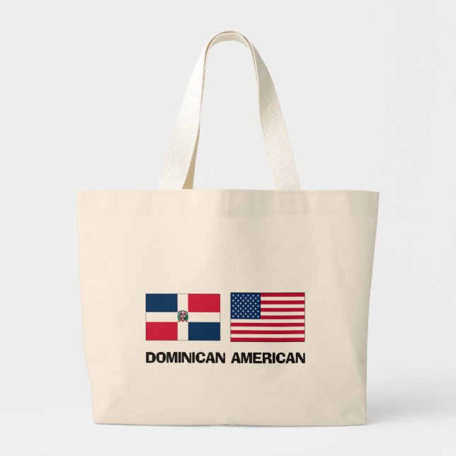 Bolsa Tote Grande Americano dominiquense (Frente)