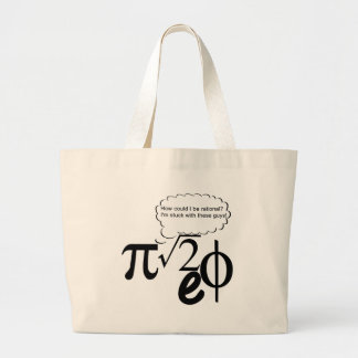 Bolsa Tote Grande Amigos irracionais