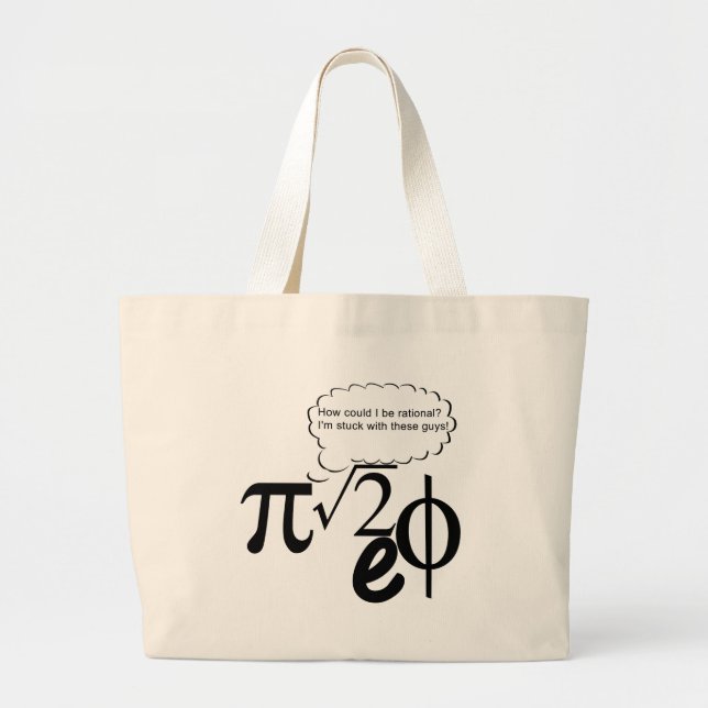 Bolsa Tote Grande Amigos irracionais (Frente)