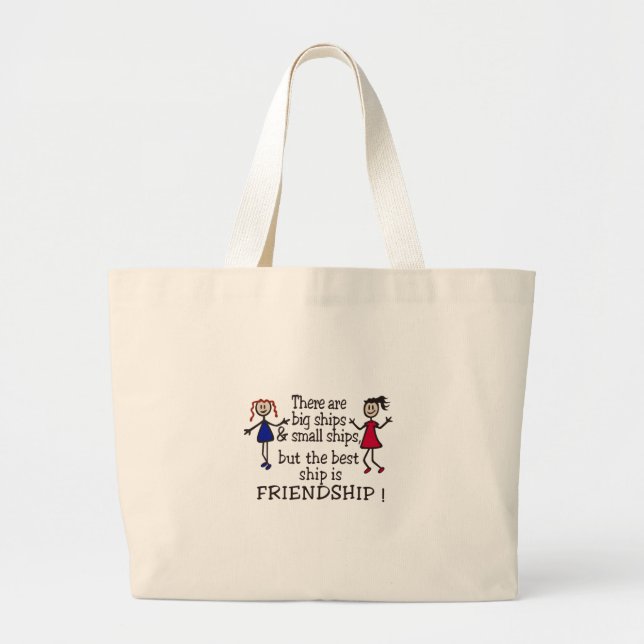 Bolsa Tote Grande Amizade (Frente)