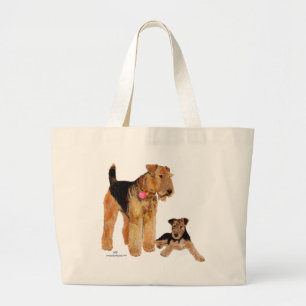 Bolsa Tote Grande Amor de Cachorrinho do Dia dos Namorados