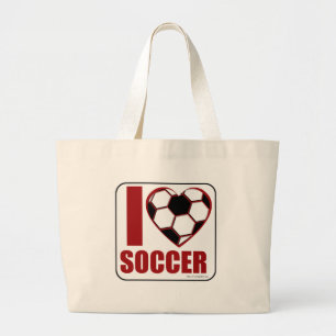 Bolsa Tote Grande Amor de futebol