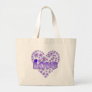 Bolsa Tote Grande Amor e margarida