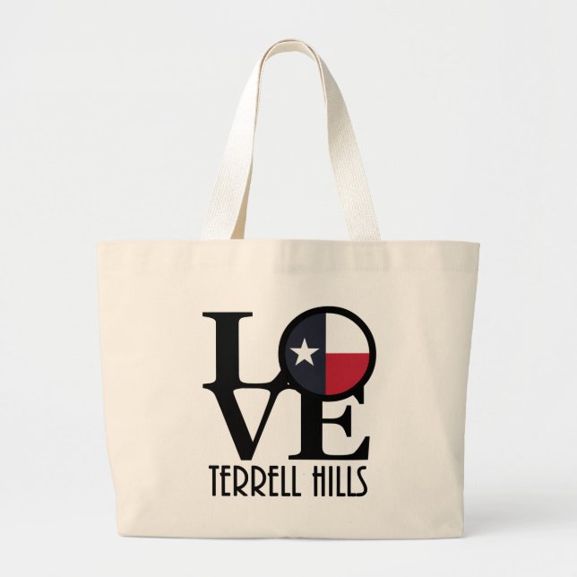 Bolsa Tote Grande AMOR Terrell Colinas Texas (Frente)