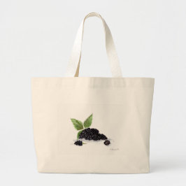 Bolsa Tote Grande Amoras frutas com aquarela