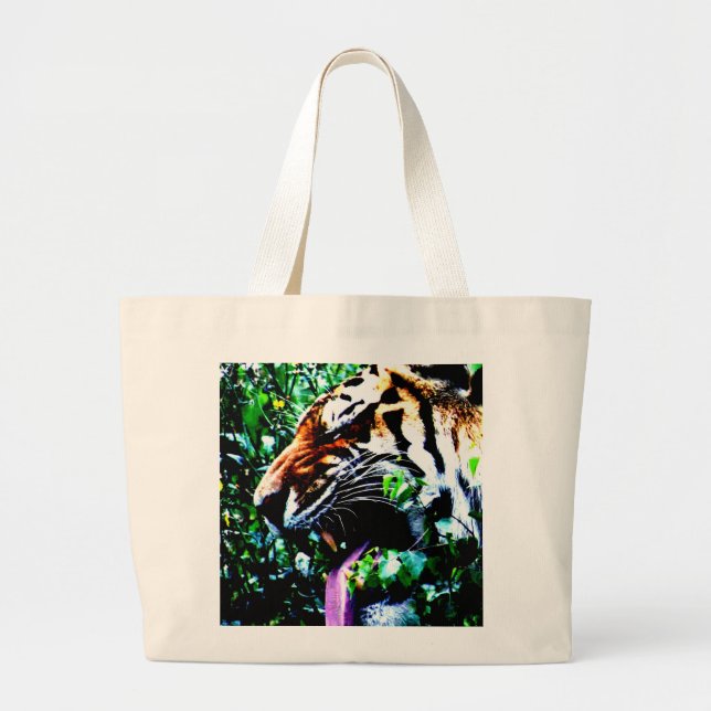 Bolsa Tote Grande Amur Tiger jta (Frente)