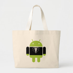 Bolsa Tote Grande Android Tux