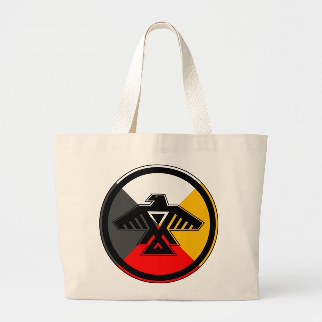 Bolsa Tote Grande Anishinaabe Thunderbird (Frente)