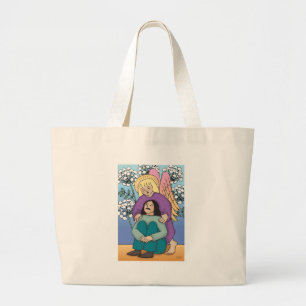 Bolsa Tote Grande Anjo-da-guarda