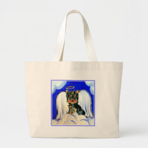 Bolsa Tote Grande Anjo Yorkie Poo