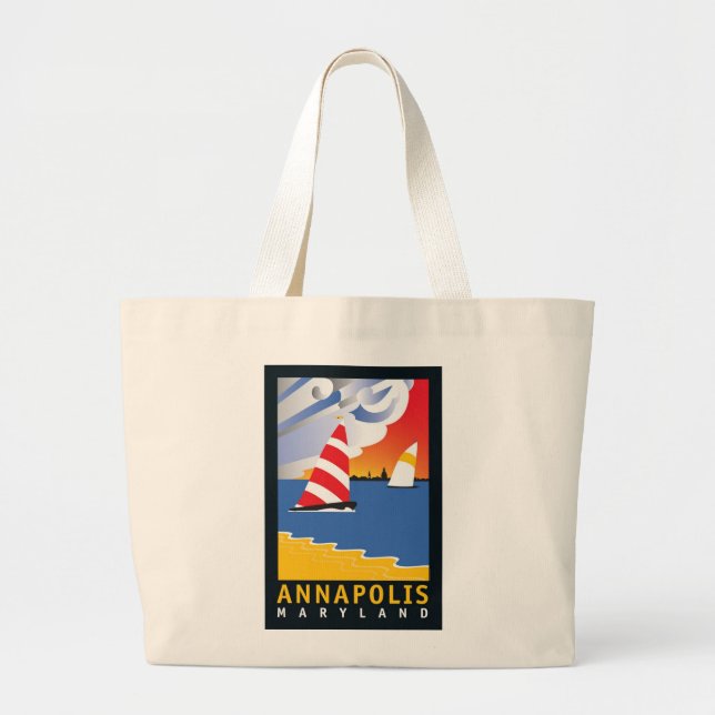 Bolsa Tote Grande Annapolis, quarta-feira à tarde (Frente)