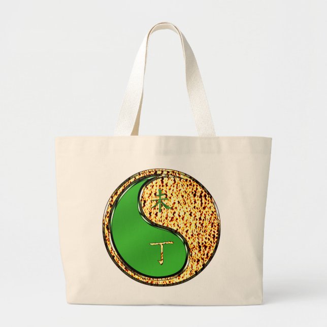 Bolsa Tote Grande Ano do Bode de Fogo (Frente)