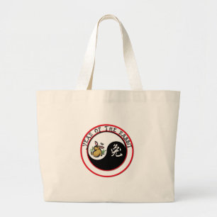 Bolsa Tote Grande Ano do Coelho - yinyang