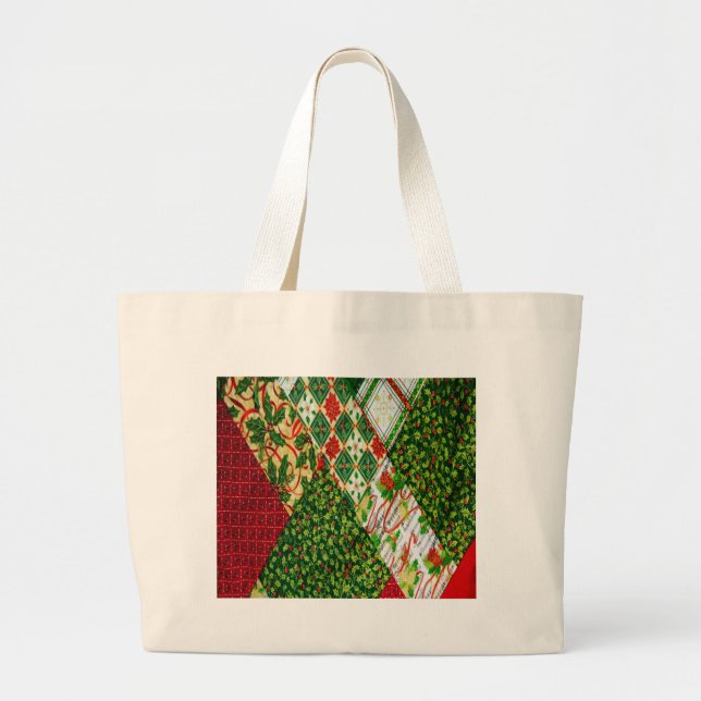 Bolsa Tote Grande Antecedentes da Quilometragem de Natal (Frente)