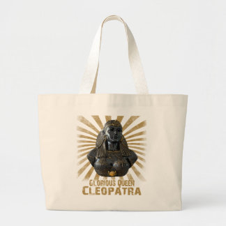 Bolsa Tote Grande Antigo Egito da Rainha Cleópatra do Faraó Glorioso