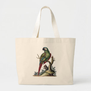 Bolsa Tote Grande Antiguidade de Papagaio Tote Bag