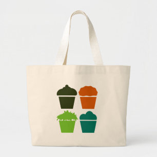 Bolsa Tote Grande Apenas cupcakes