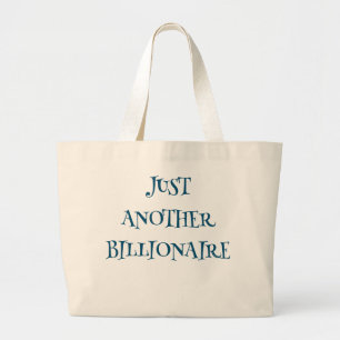 Bolsa Tote Grande APENAS OUTRO BILHONÁRIO - Saco de compras grande