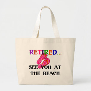 Bolsa Tote Grande Aposentado - Até à Praia