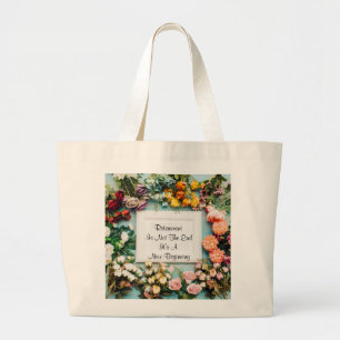 Bolsa Tote Grande Aposentar Uma Nova Bag Tote Grande Inicial