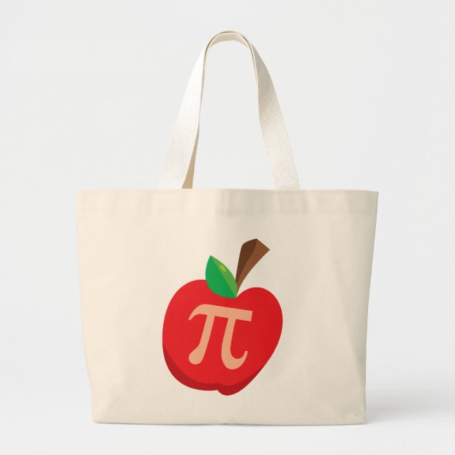 Bolsa Tote Grande Apple Pi (Frente)