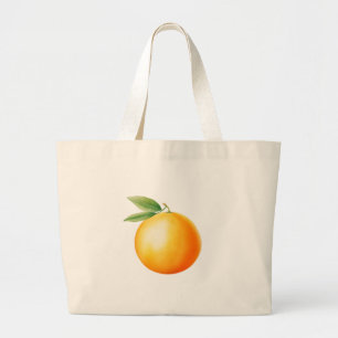 Bolsa Tote Grande Aquarela Laranja