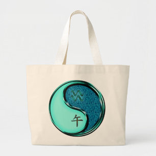 Bolsa Tote Grande Aquário & Cavalo de Água