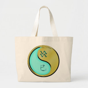 Bolsa Tote Grande Aquário & Cobra de Metal