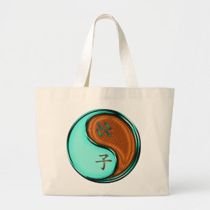 Bolsa Tote Grande Aquário & Rato de Madeira