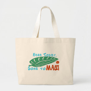 Bolsa Tote Grande Aqui ido hoje à sacola de Maui