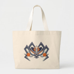 Bolsa Tote Grande Aranha Spooky do Halloween / Rei da Abóbora