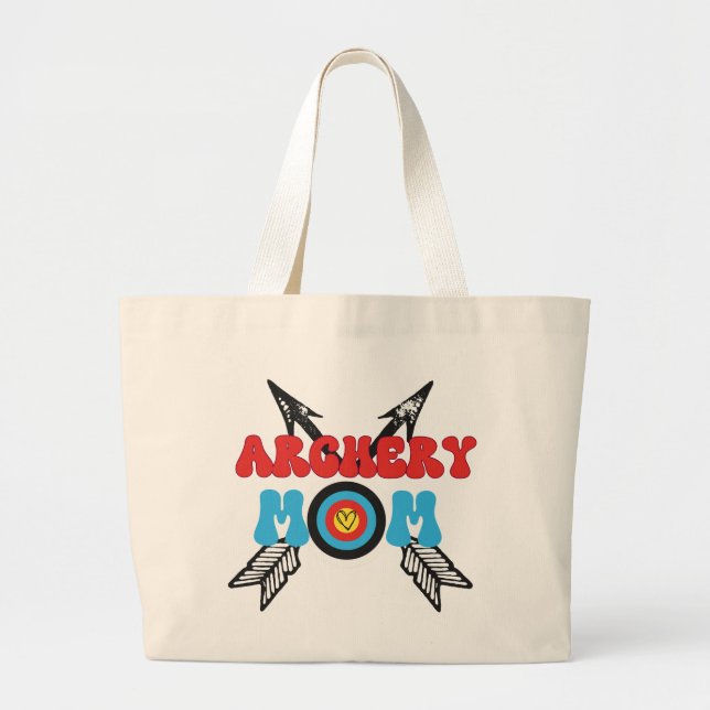 Bolsa Tote Grande Archery Mãe Grande Saco de Tote (Frente)