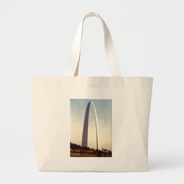 Bolsa Tote Grande Arco de St Louis (Frente)