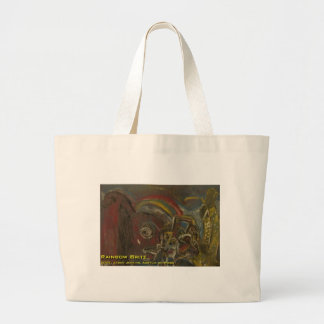 Bolsa Tote Grande arco-íris brite