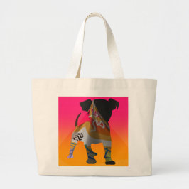 Bolsa Tote Grande Arco Wow Doggie Tote Bag